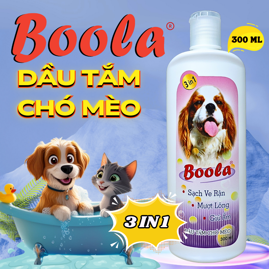 DẦU TẮM BOOLA – LÀM SẠCH VE RẬN, DƯỠNG LÔNG MỀM MƯỢT, TIẾT KIỆM TỐI ĐA