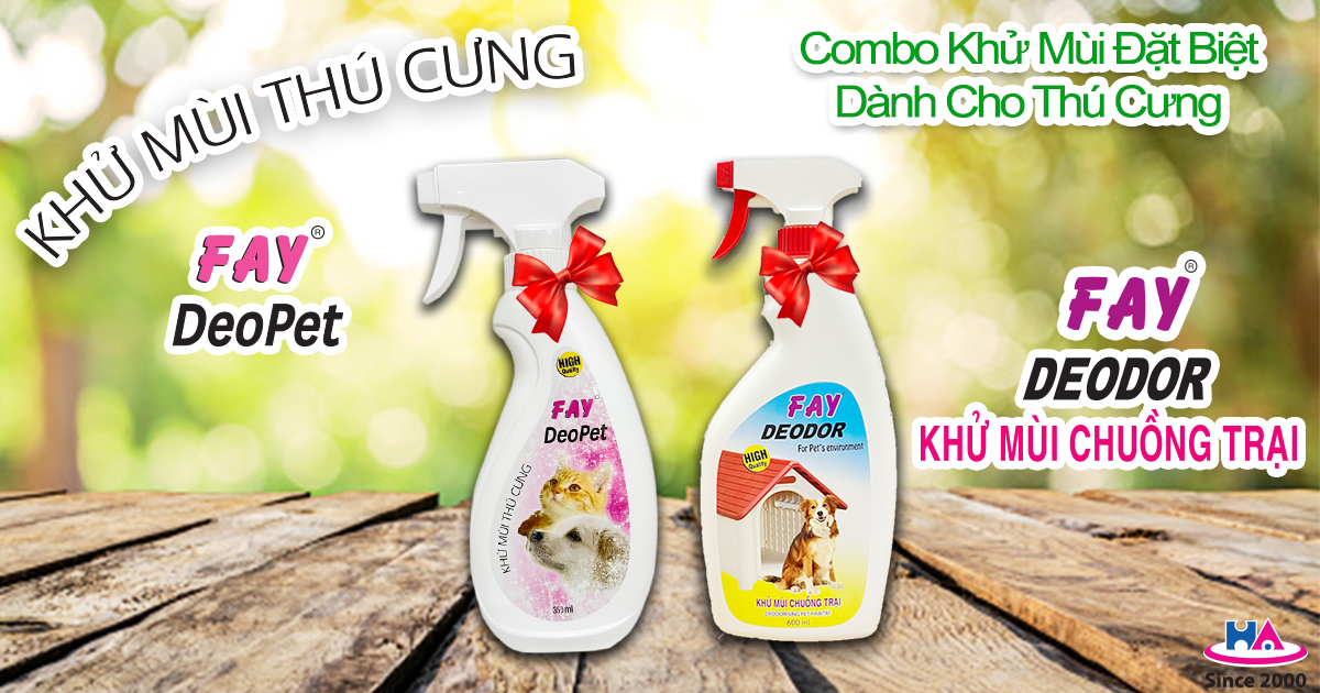 Combo Khử Mùi Đặt Biệt Dành Cho Thú Cưng