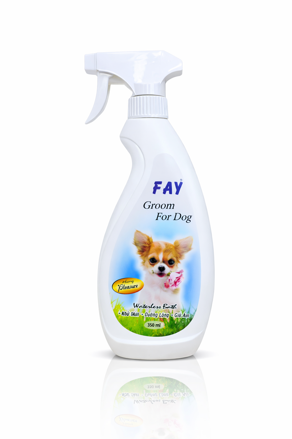 Xịt khử mùi FAY Groom For Dog Pleasure 300ml Xịt khử mùi FAY Groom For Dog Pleasure 300ml