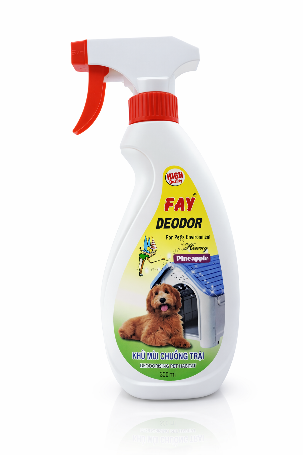 Khử mùi chuồng trại FAY Deodor Pineapple 300ml Khử mùi chuồng trại FAY Deodor Pineapple 300ml